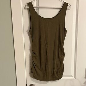 Old Navy Olive Green Sleeveless Maternity Tank Top